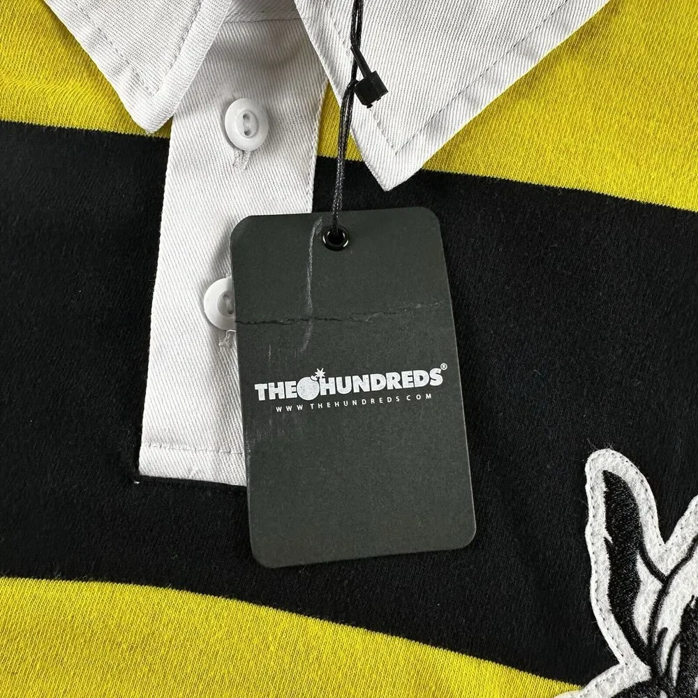 NWT The Hundreds x Harry Potter‎ House Hogwarts Rugby Hufflepuff Polo Size 2X